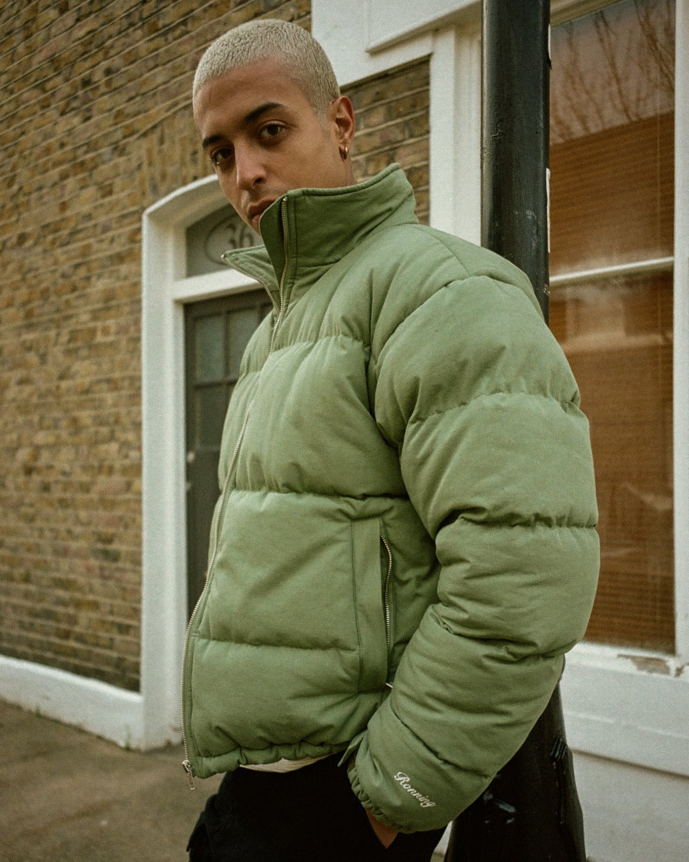 Ripstop Puffer Jacket - Olive