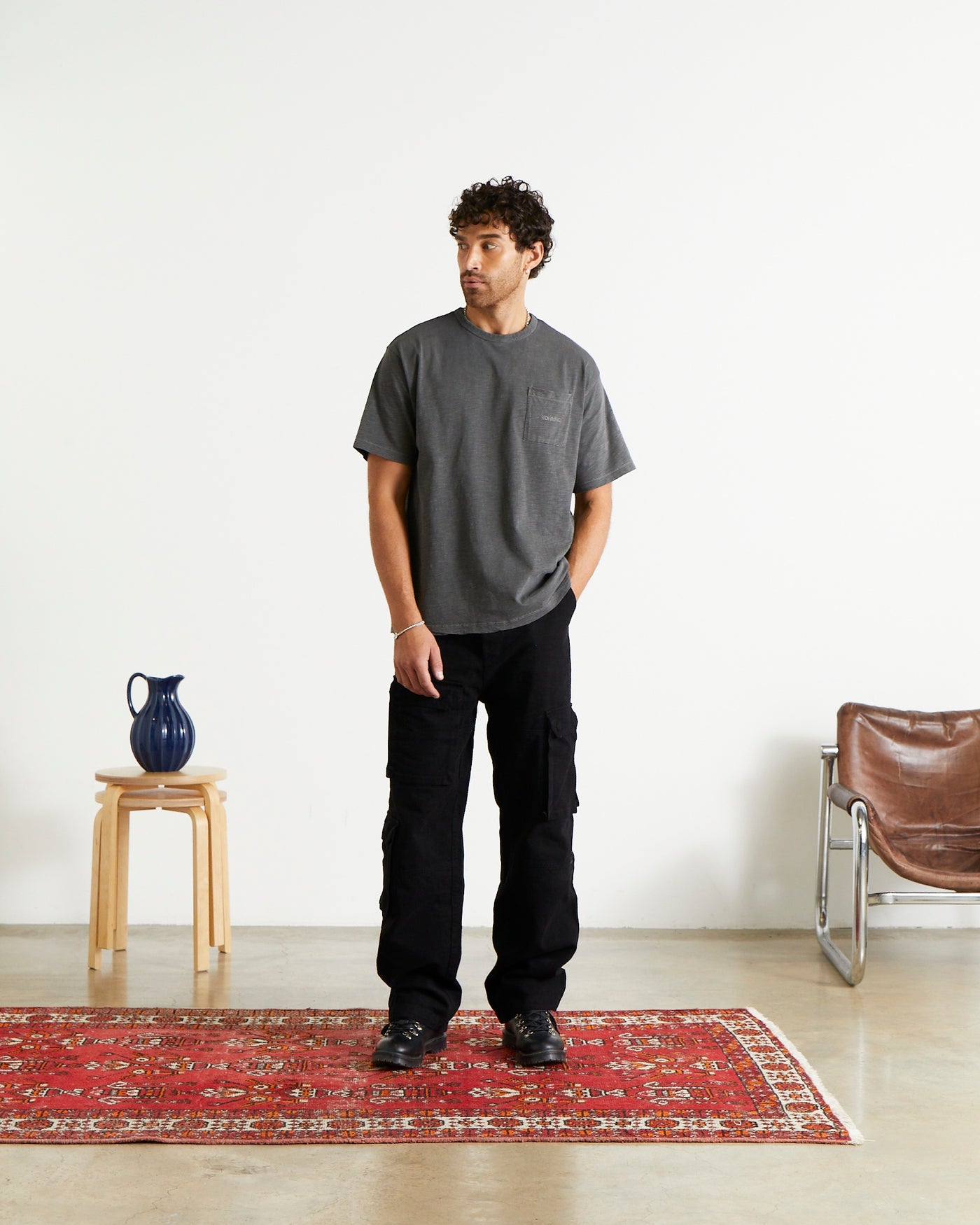 Everyday Pocket Tee - Charcoal